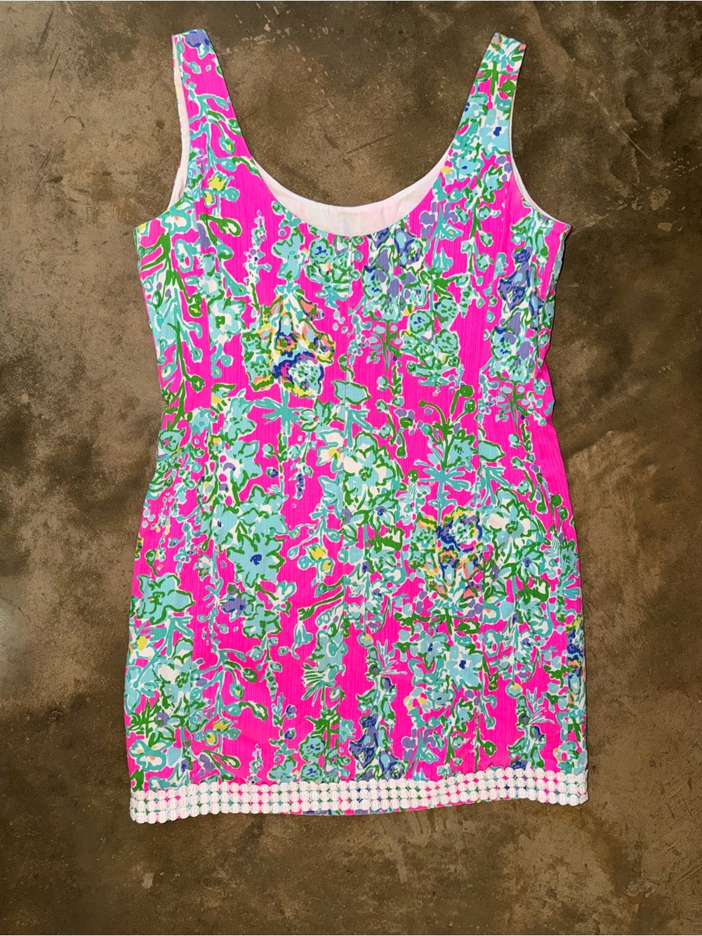 Lilly Pulitzer Pink Floral Shift Dress - Picture 2 of 13